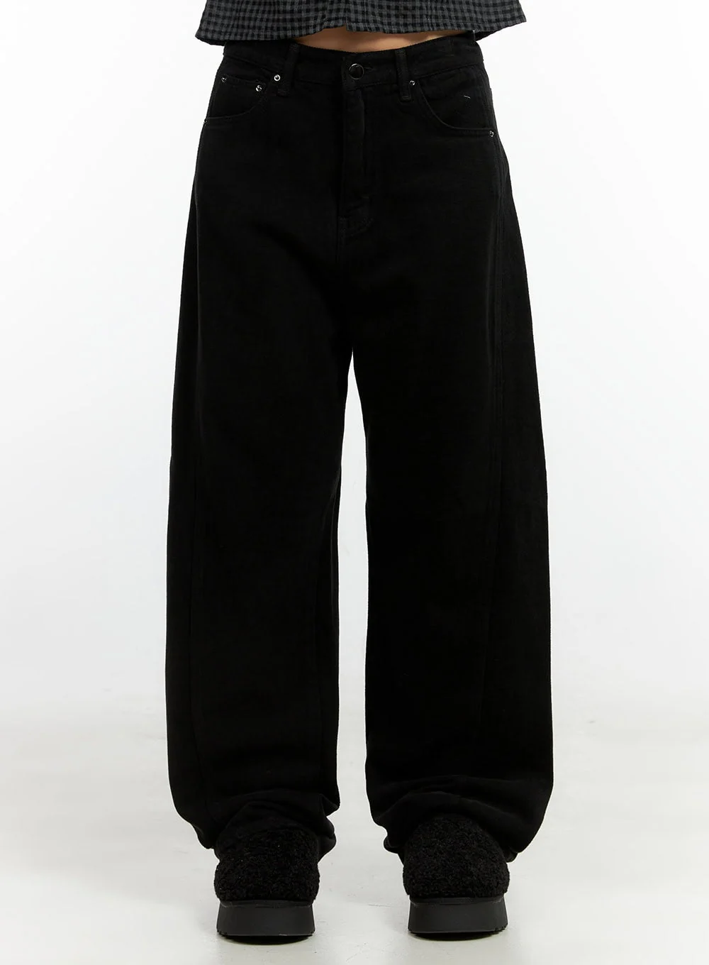 Cotton Wide Fit Trousers CN405