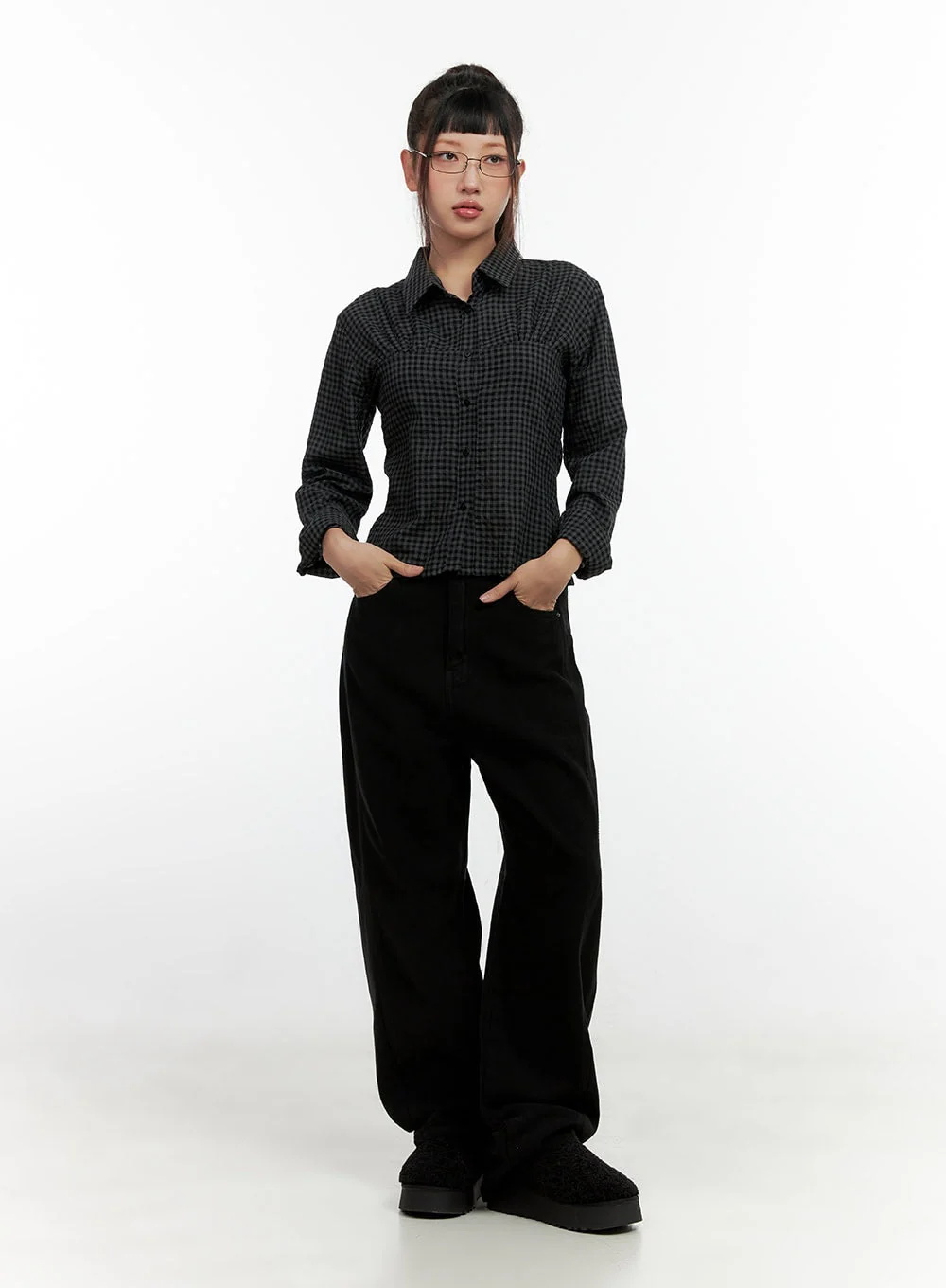 Cotton Wide Fit Trousers CN405 - Image 2