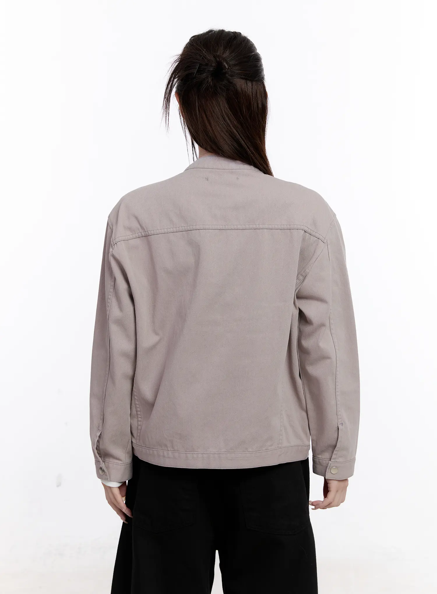 Cotton Zip-Up Jacket CS530 - Image 7