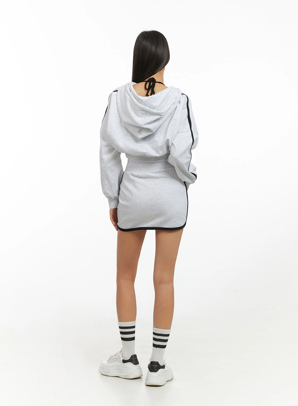 Cotton Zip- Up Track Hoodie IS427 - Image 8