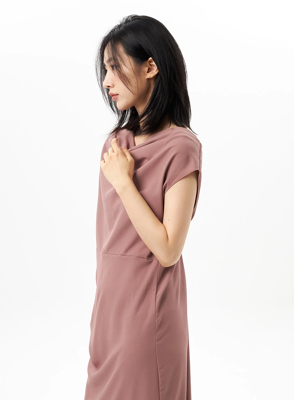 Cowl Neck Maxi Dress OU314 - Image 7