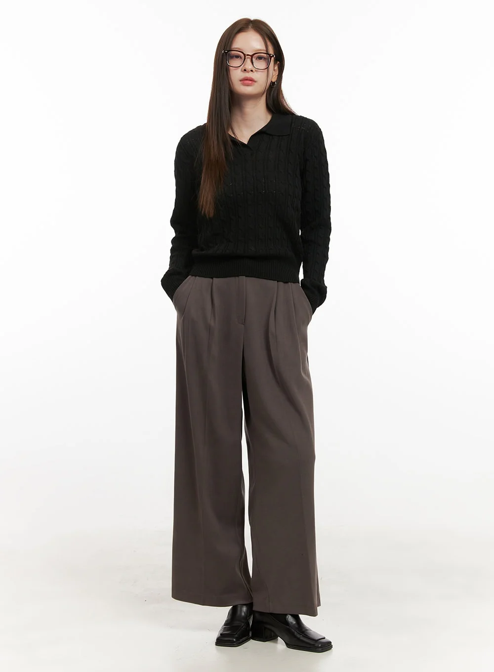 Cozy Cable Knit Sweater OD417 - Image 2