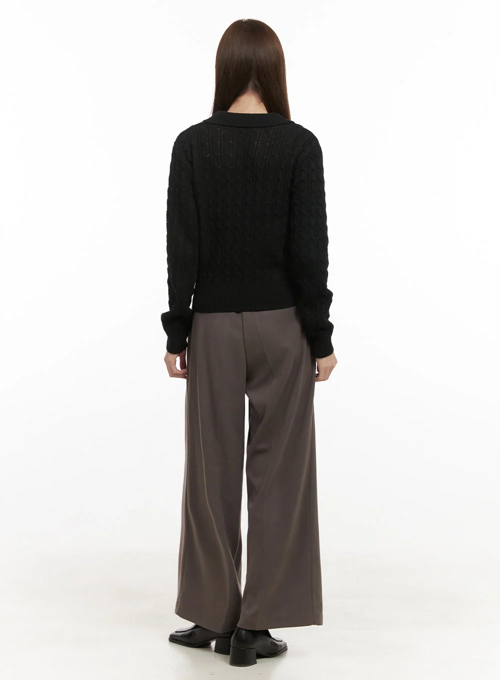 Cozy Cable Knit Sweater OD417 - Image 4
