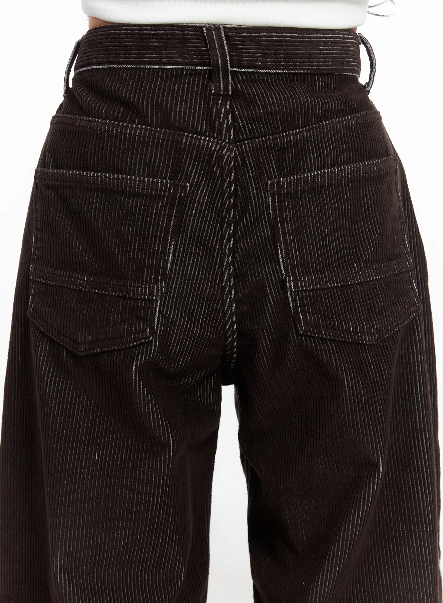 Cozy Corduroy Wide-Leg Pants CN526 - Image 9