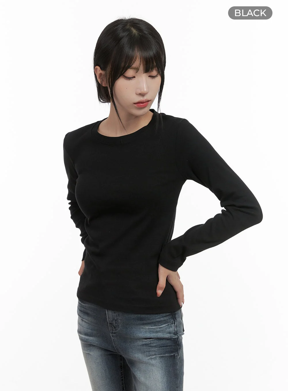Cozy Cotton Long Sleeve Tee CS413 - Image 9