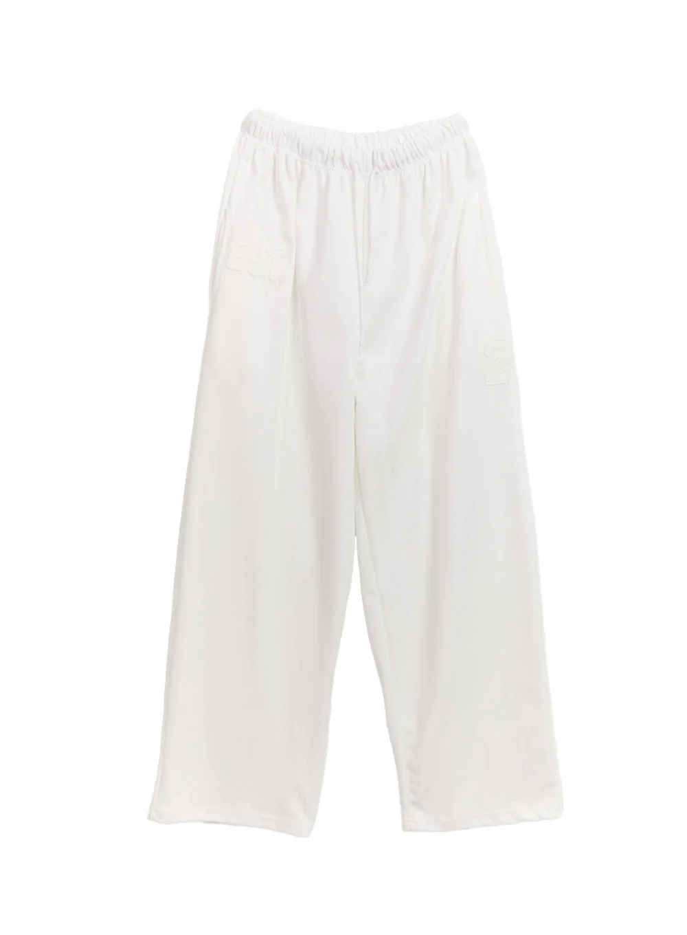 Cozy Embroidered Wide-Leg Sweatpants CF506 - Image 10