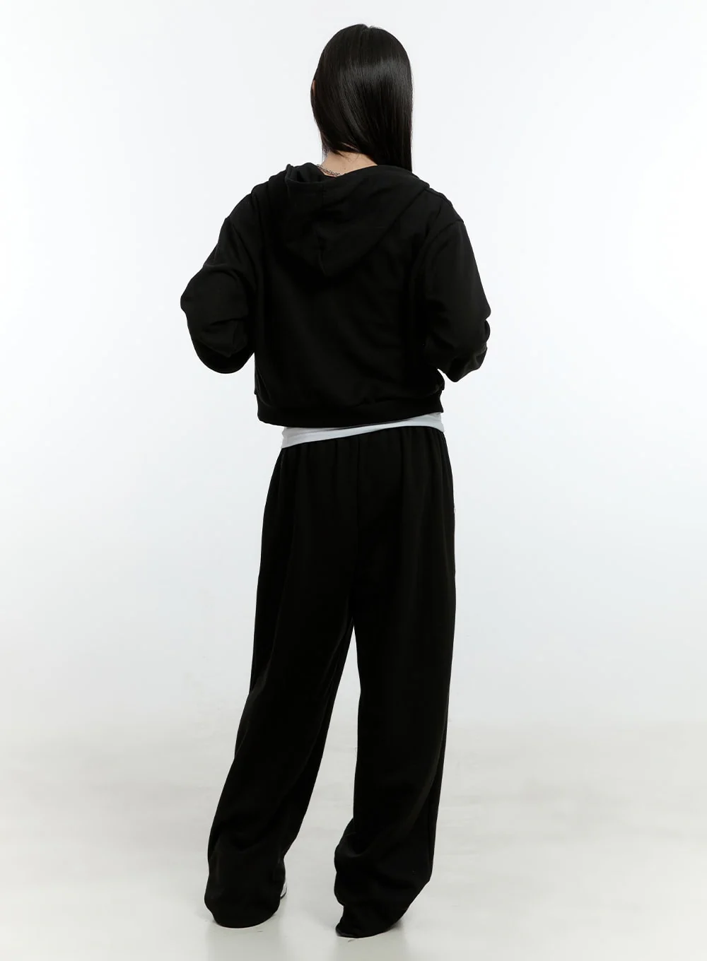 Cozy Embroidered Wide-Leg Sweatpants CF506 - Image 4