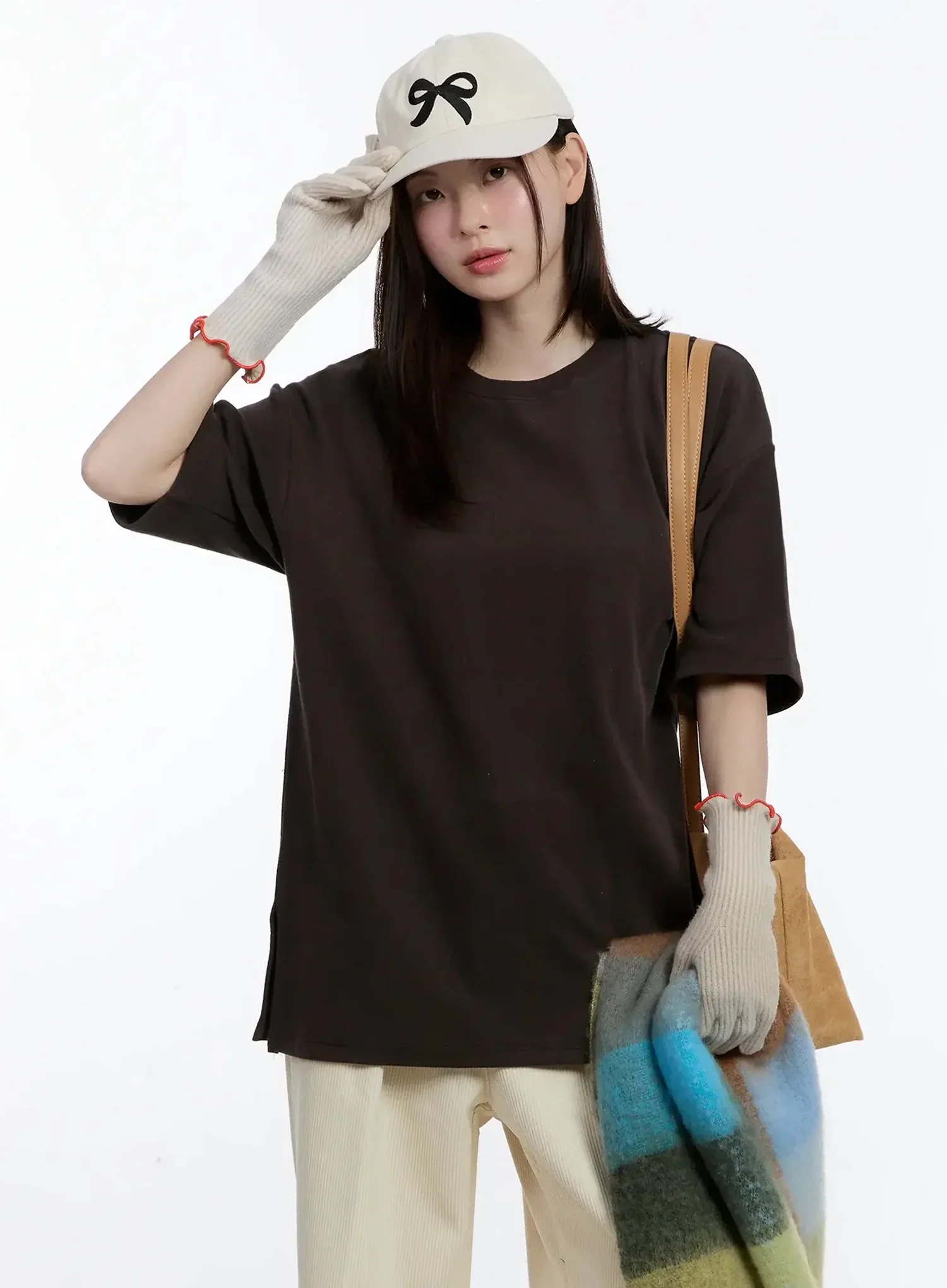 Cozy Fleece Cotton T-Shirt ID526