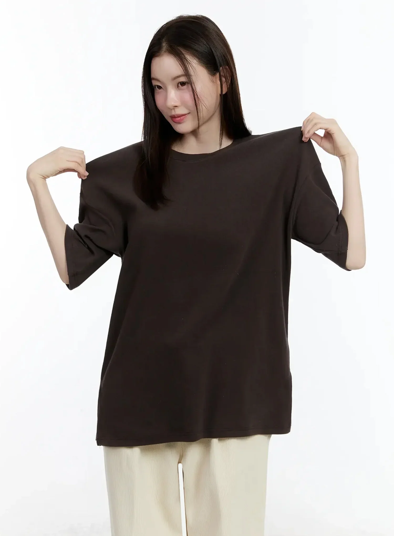 Cozy Fleece Cotton T-Shirt ID526 - Image 4