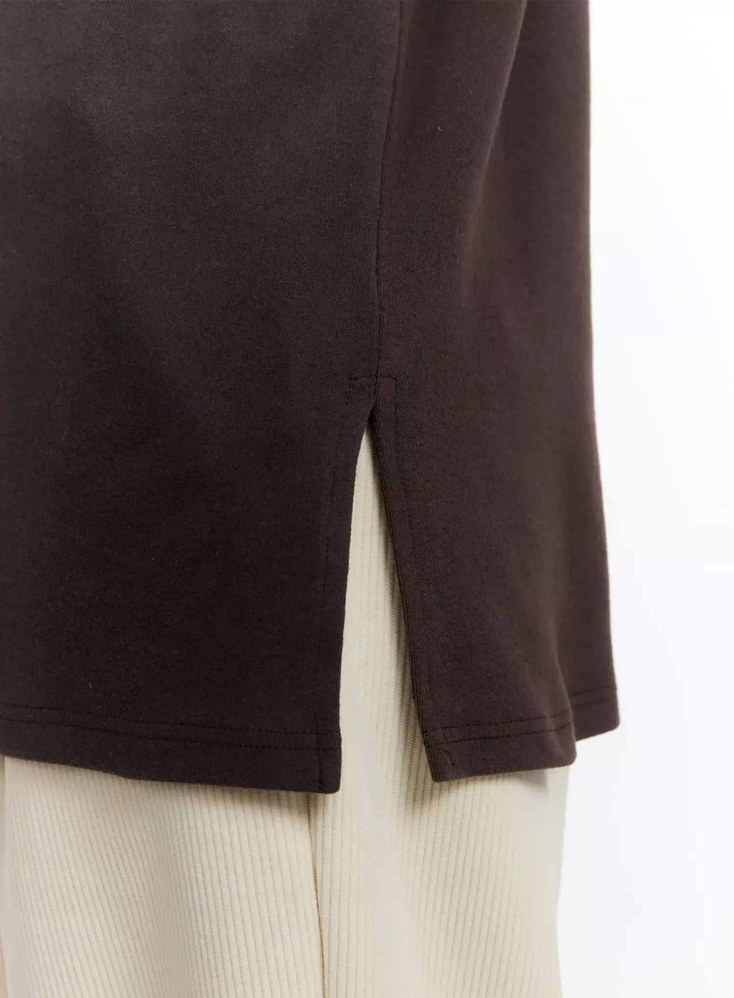 Cozy Fleece Cotton T-Shirt ID526 - Image 7