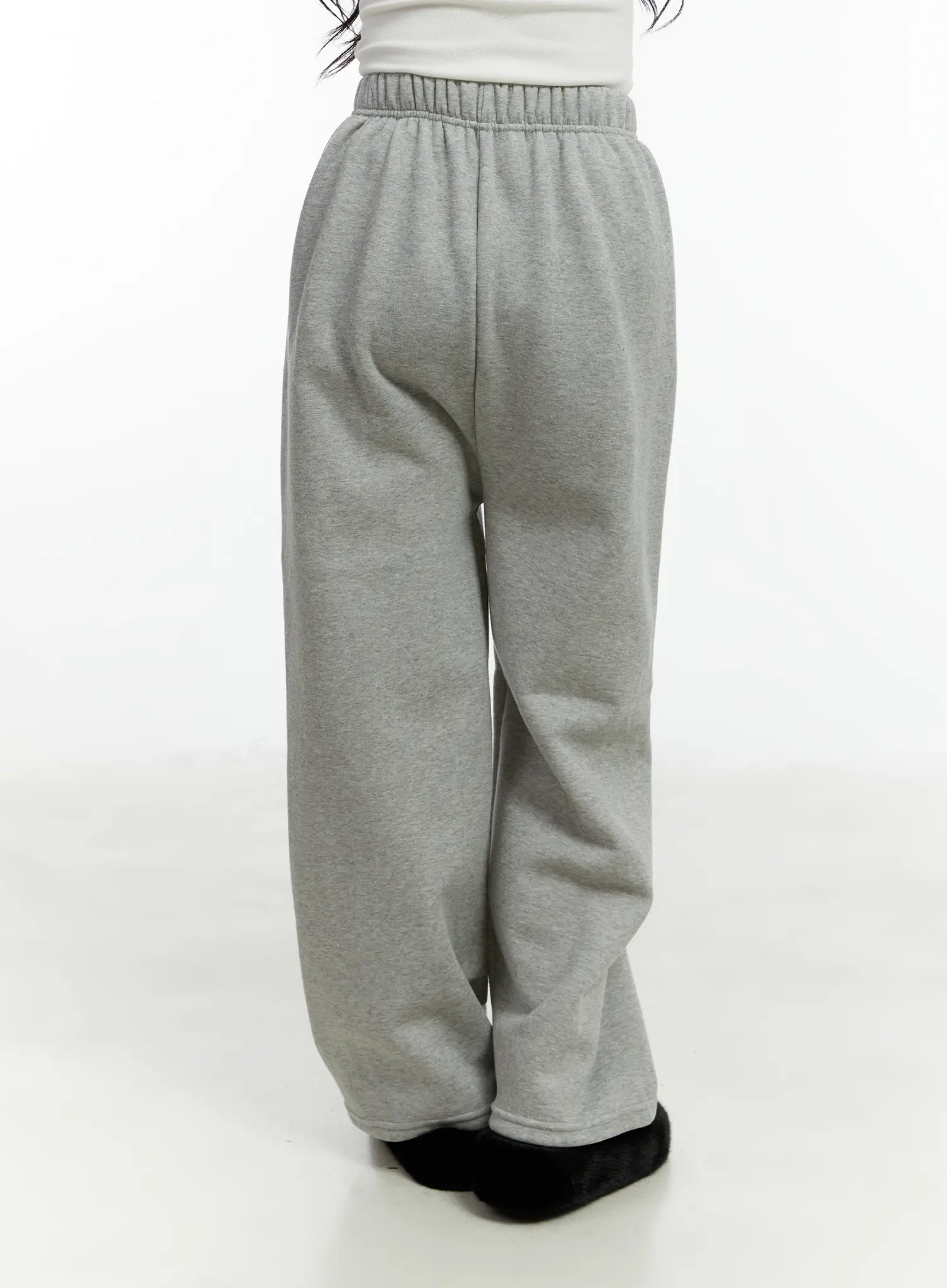 Cozy Fleece-Lined Wide-Leg Sweatpants CD514 - Image 5