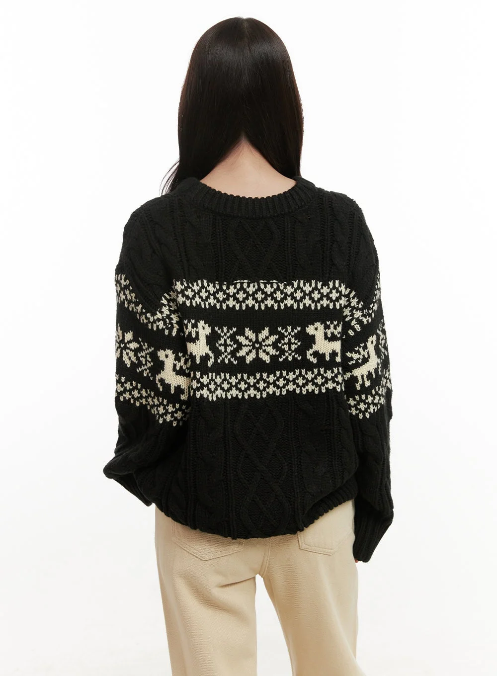 Cozy Nordic Round Neck Sweater ON429 - Image 7