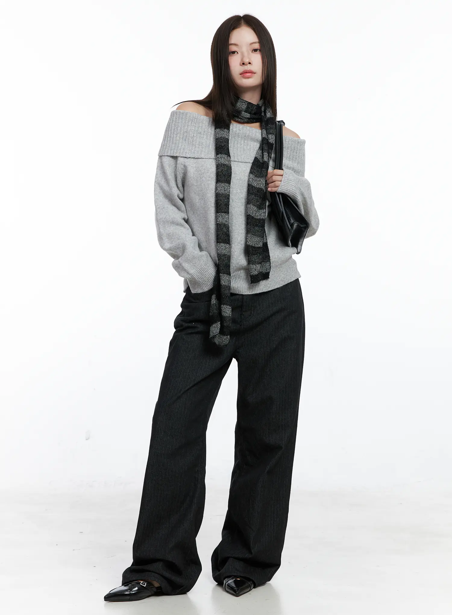 Cozy Striped Knit Scarf CO506 - Image 4