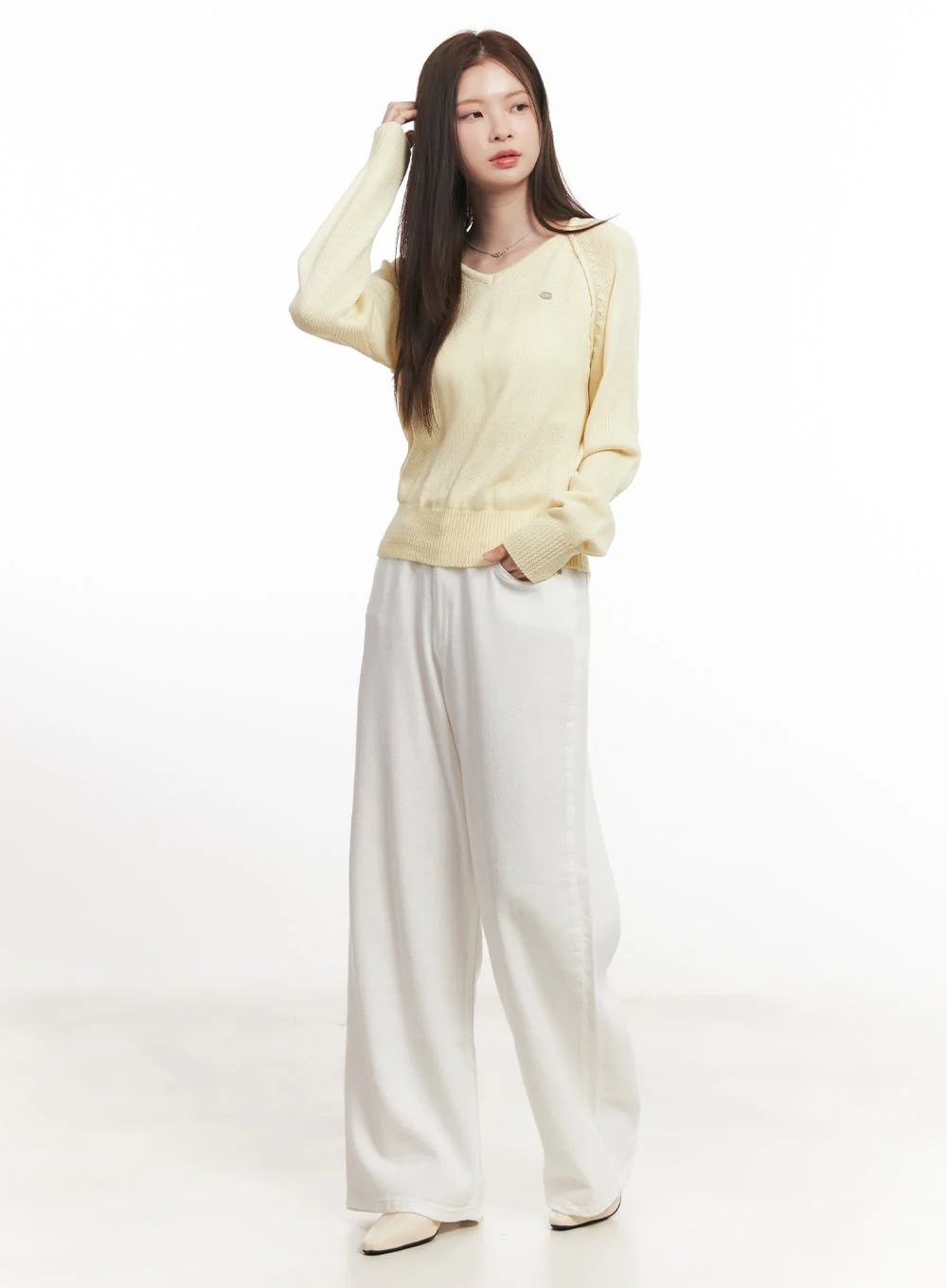 Cozy V-Neck Sweater CA502 - Image 6