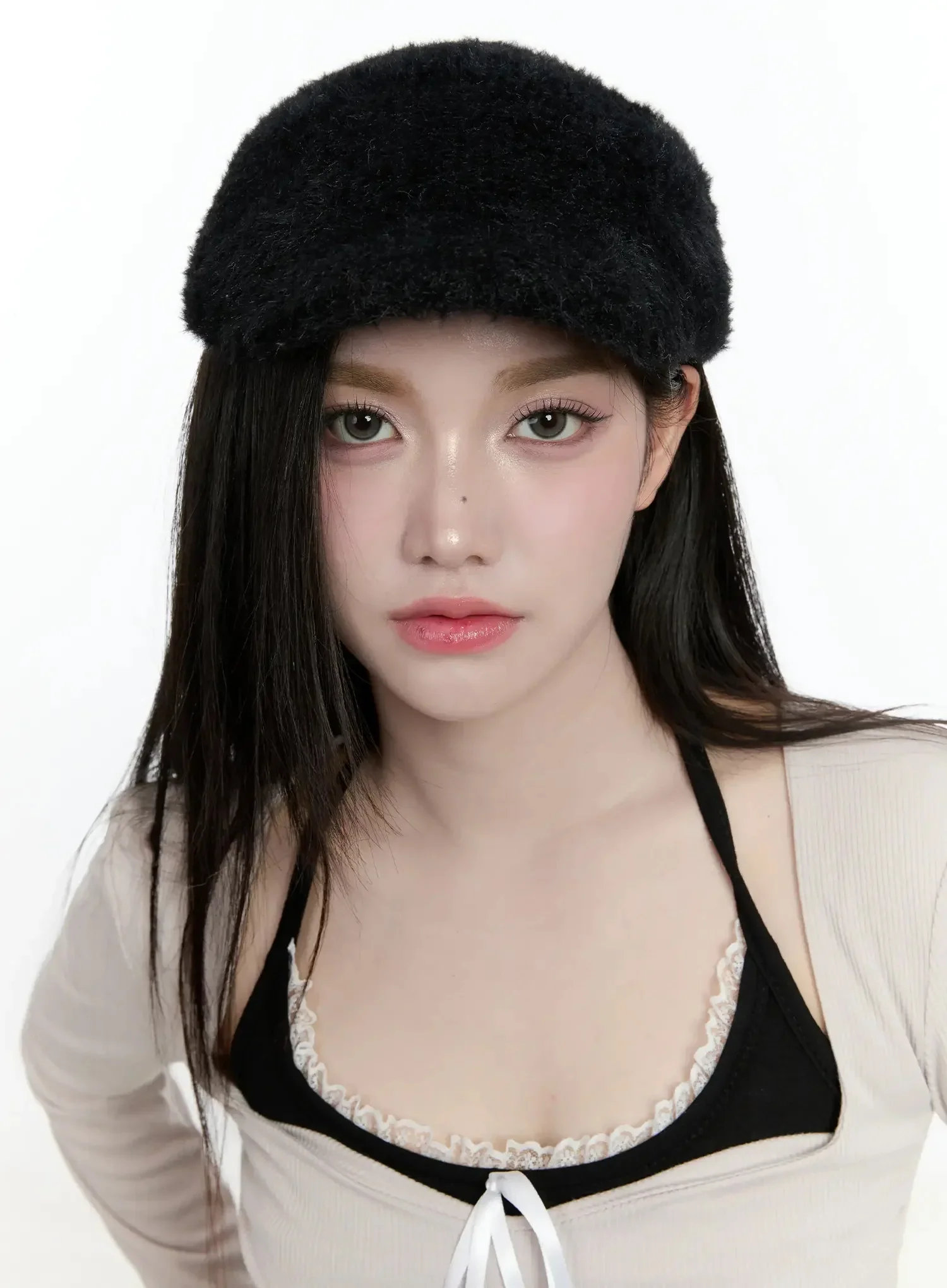 Cozy Woolen Flat Cap IO520 - Image 6