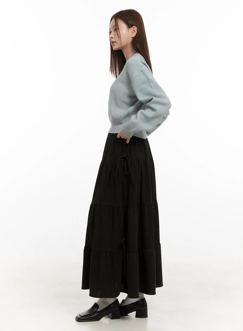 CozyChic Solid Knit Sweater OD417 - Image 4