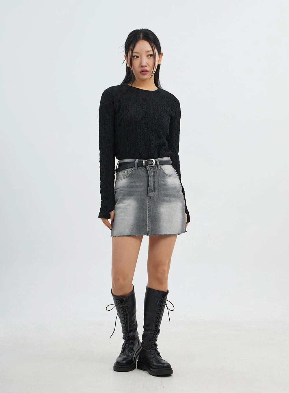 Crewneck Long Sleeve Top CJ318 - Image 10
