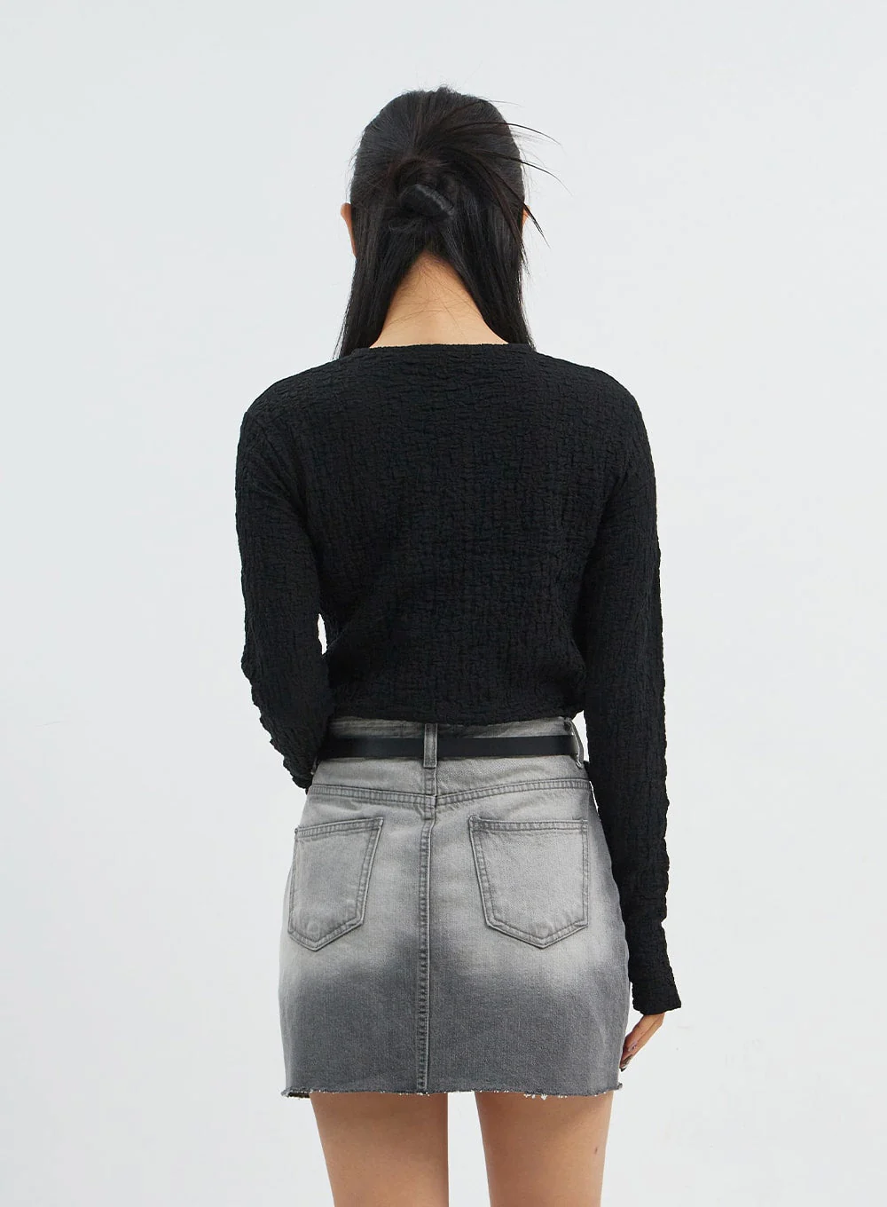 Crewneck Long Sleeve Top CJ318 - Image 6