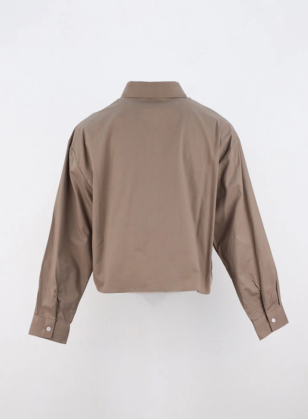 Crop Buttoned Blouse OO325 - Image 10