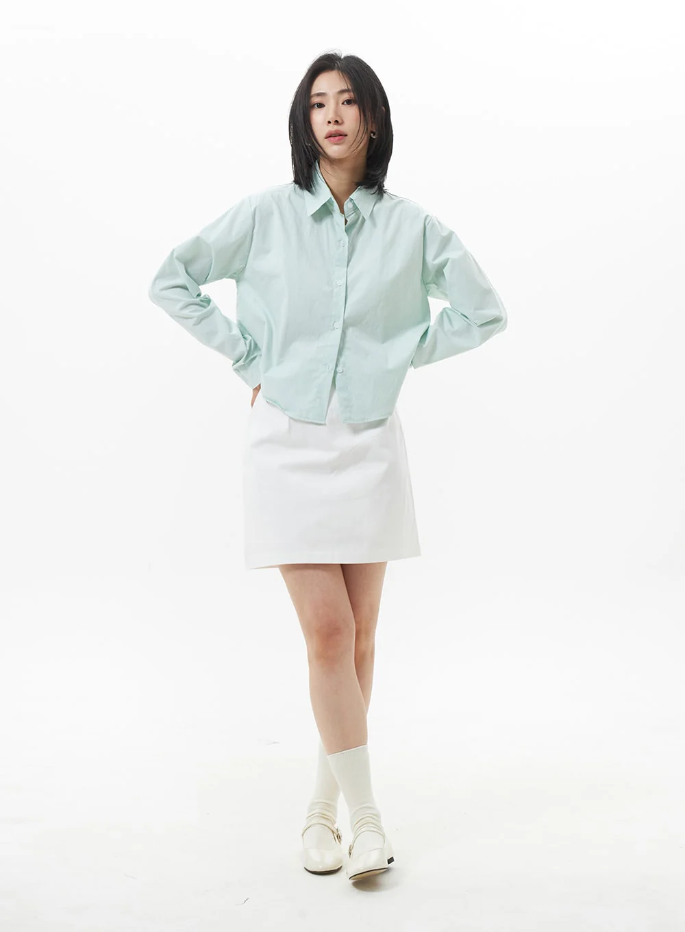 Cropped Color Shirt OA320 - Image 4