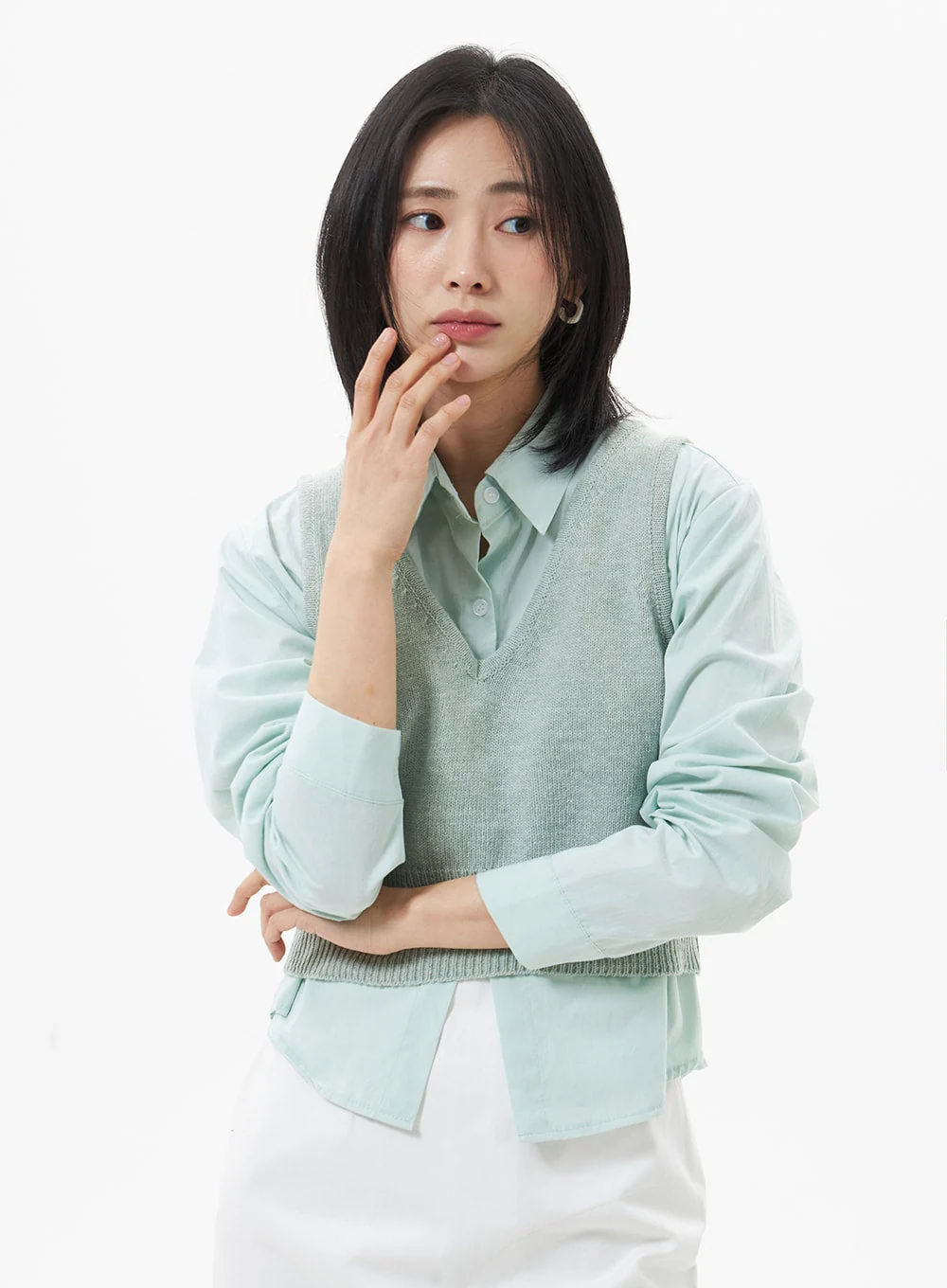 Cropped Color Shirt OA320 - Image 5