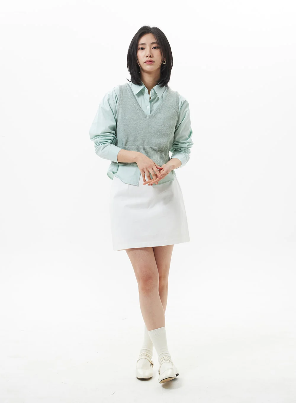 Cropped Color Shirt OA320 - Image 6