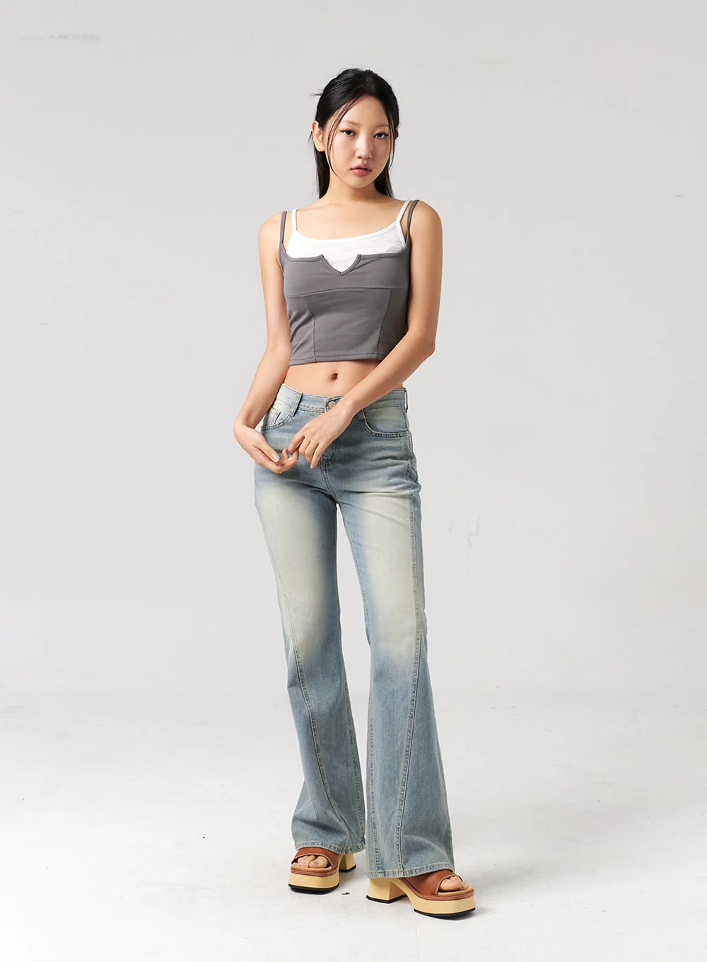 Cropped Layered Top CL311 - Image 10