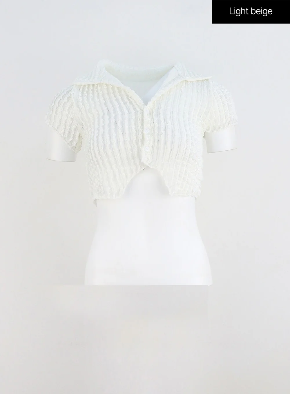 Cropped Mesh Top IU312 - Image 7