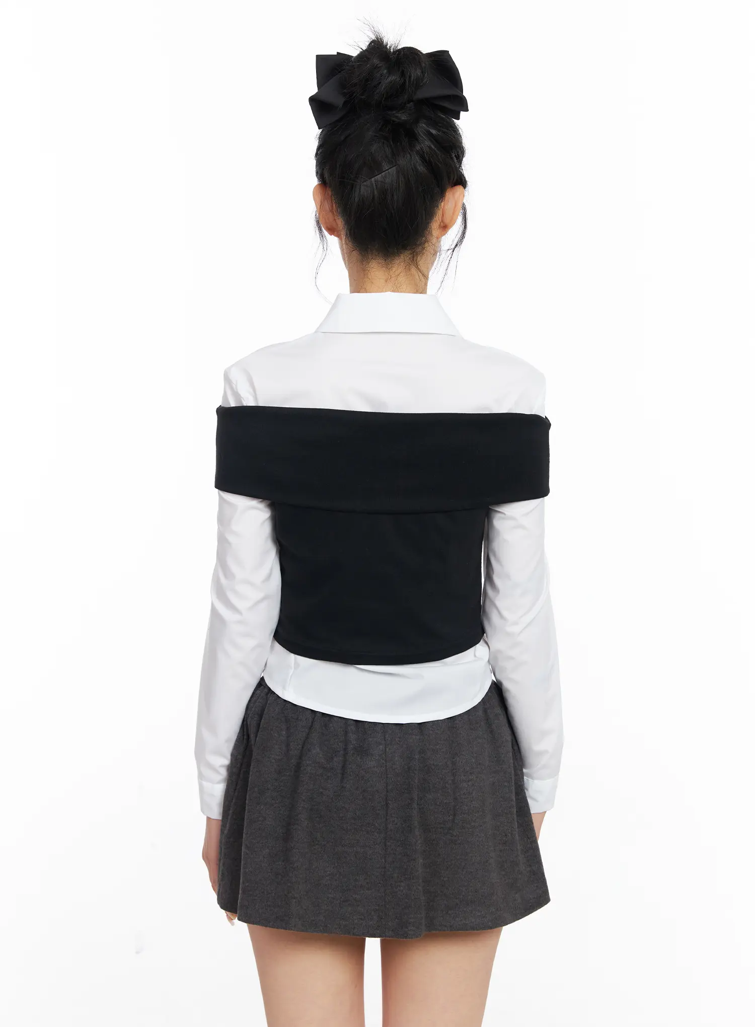 Cropped Off-Shoulder Top CJ522 - Image 9