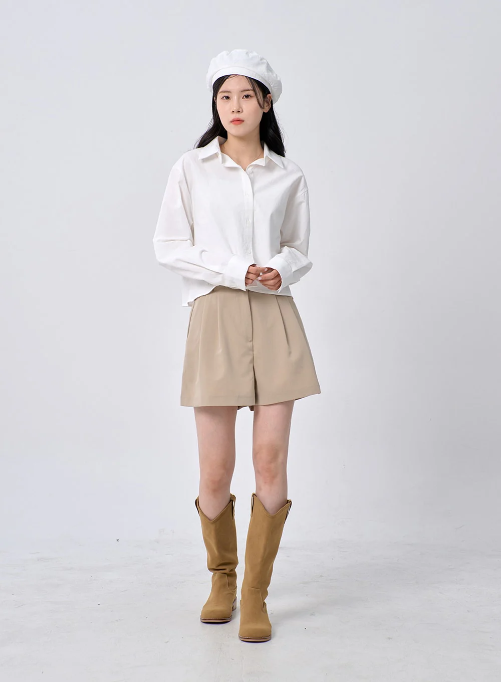 Cropped Shirt OM329 - Image 6