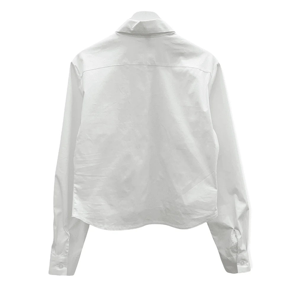 Cropped Shirt with Pockets C2601 - Image 19