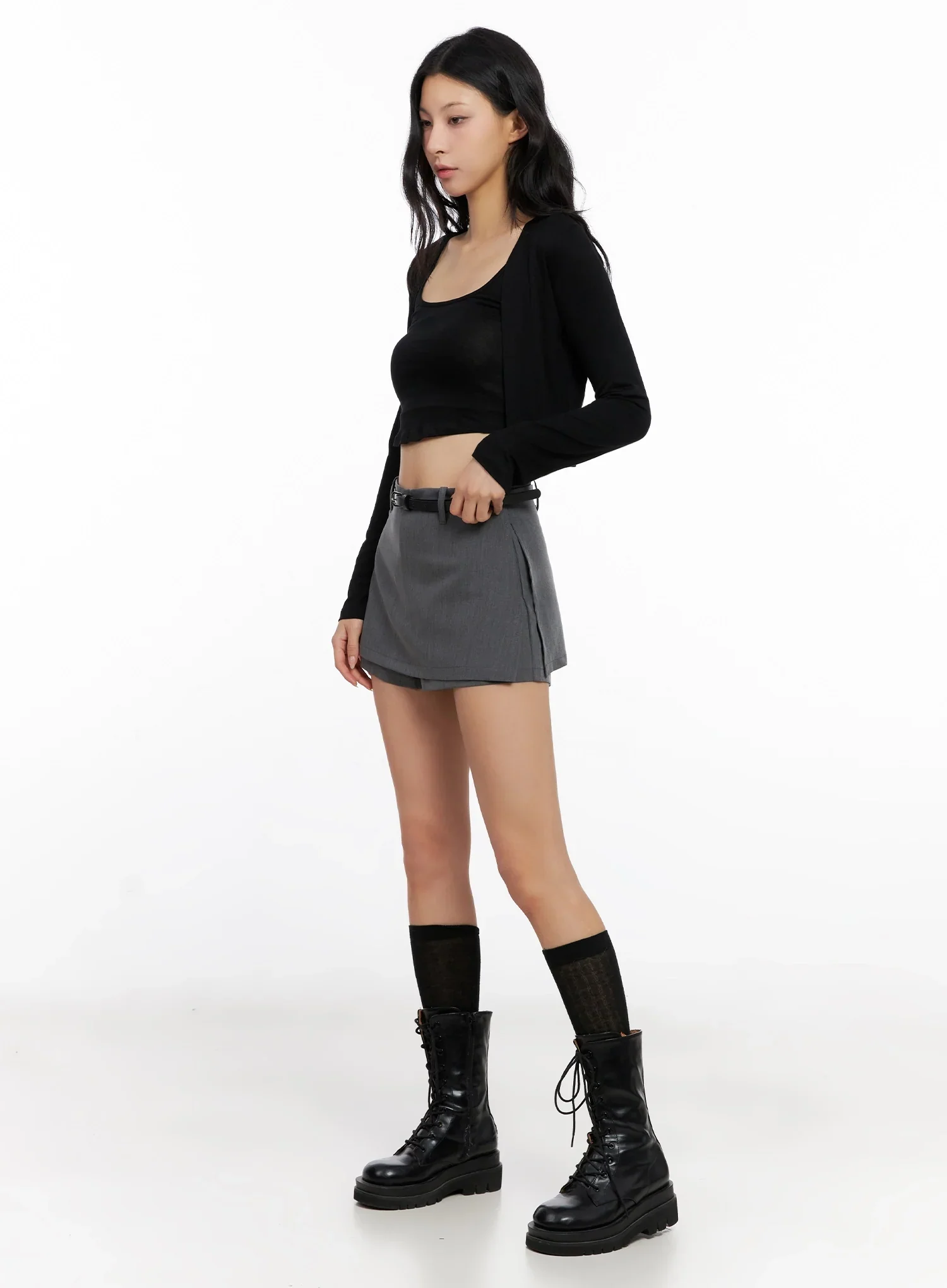 Cropped Tank & Cardigan Set IG508 - Image 13