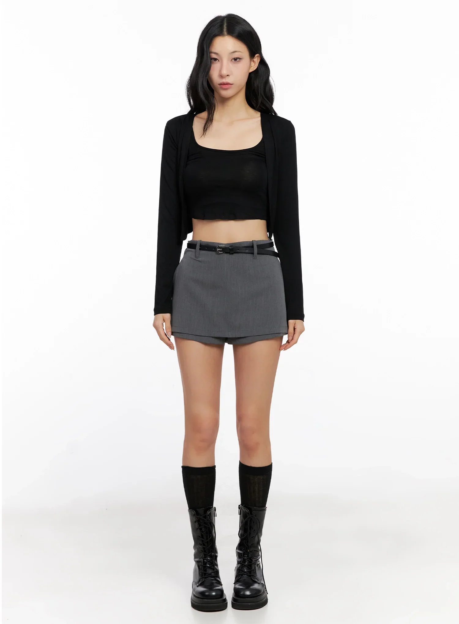 Cropped Tank & Cardigan Set IG508 - Image 5