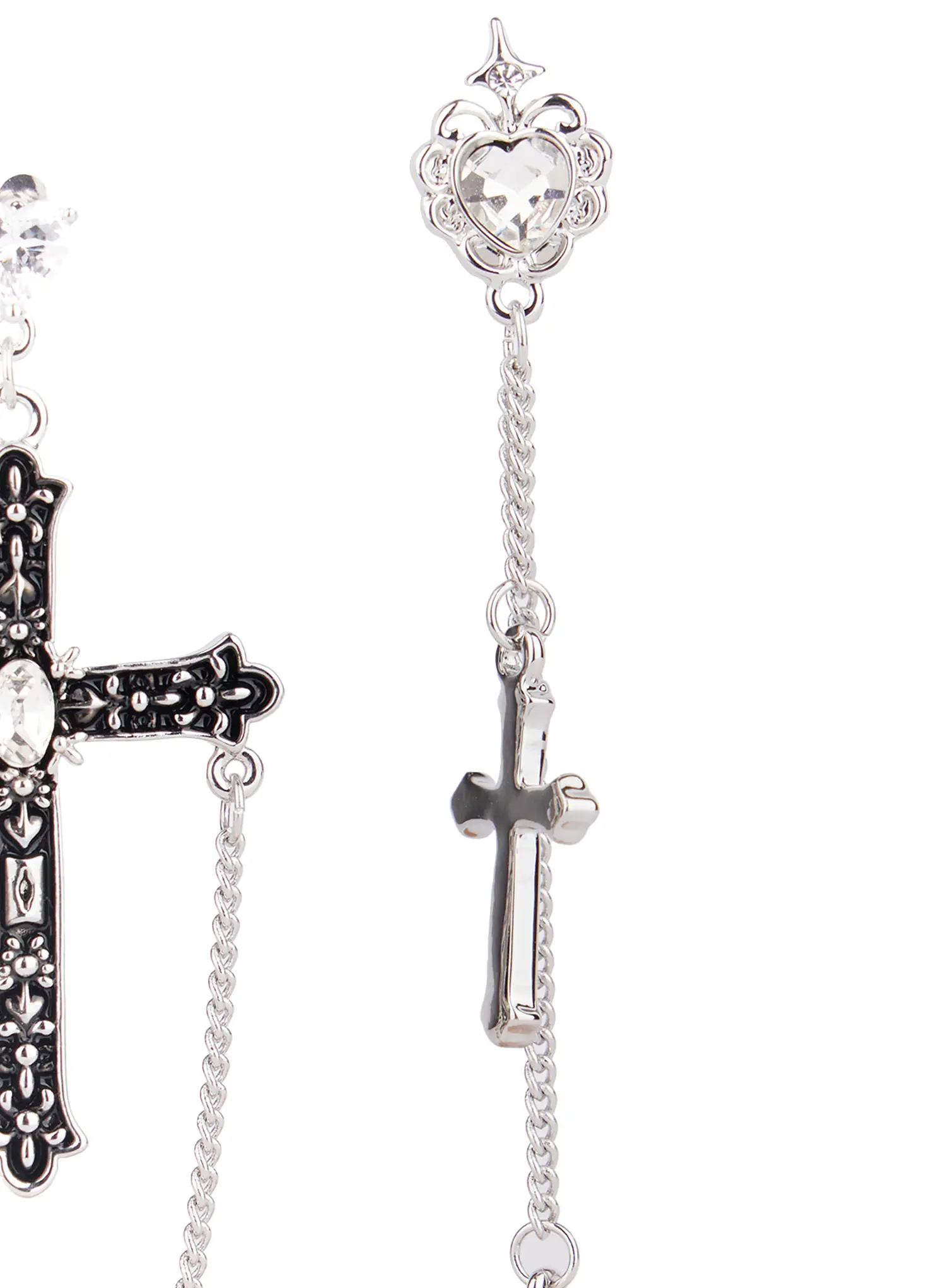 Cross Dangle Earrings IF526 - Image 8