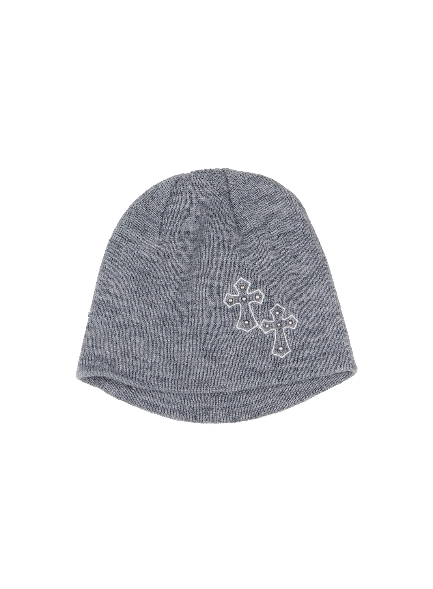 Cross Embroidered Beanie IS519 - Image 12