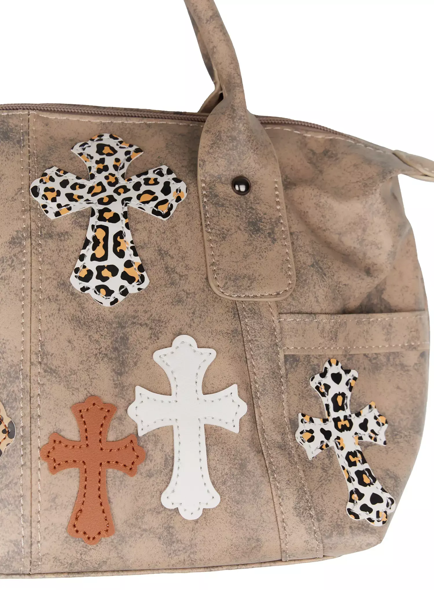 Cross Patch Shoulder Bag IM504 - Image 11