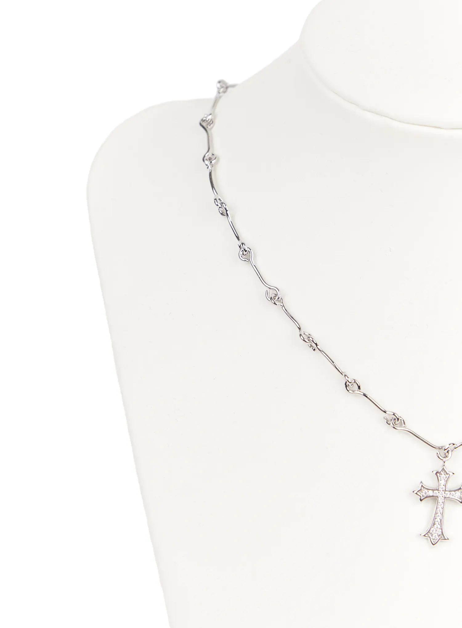 Cubic Cross Chain Necklace CM524 - Image 5