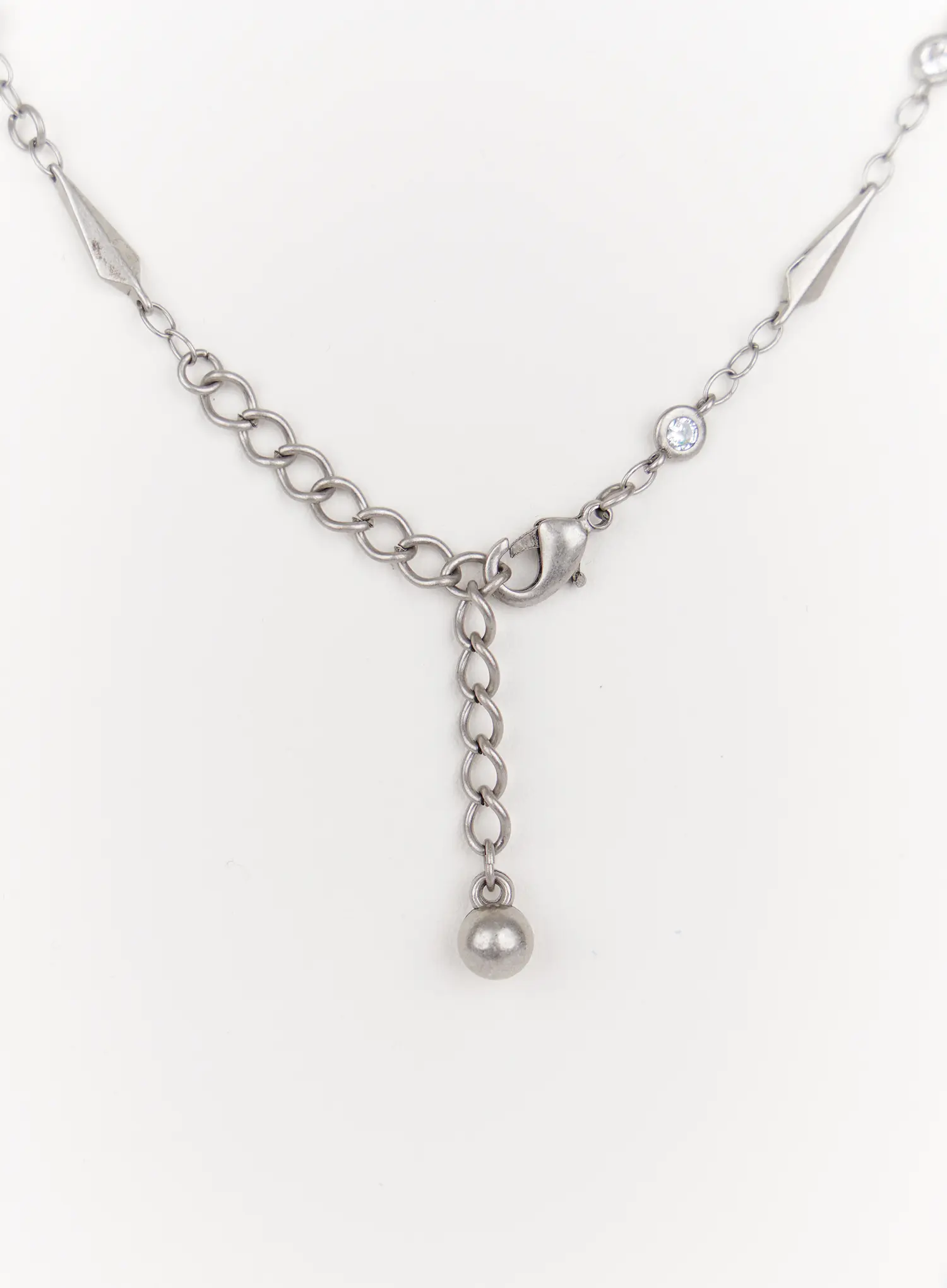 Cubic Geometric Chain Necklace IN514 - Image 2