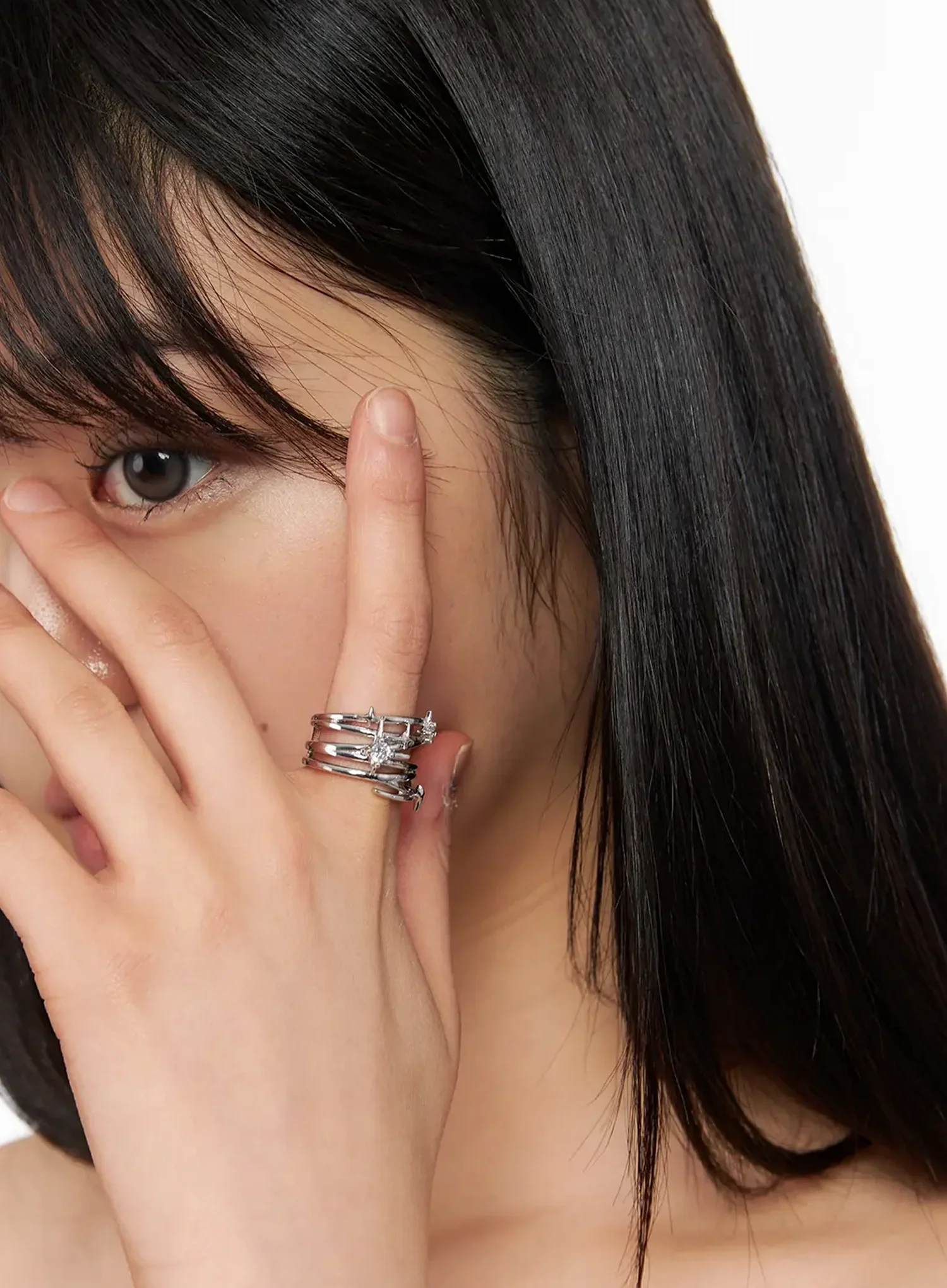 Cubic Zigzag Ring IM531 - Image 2