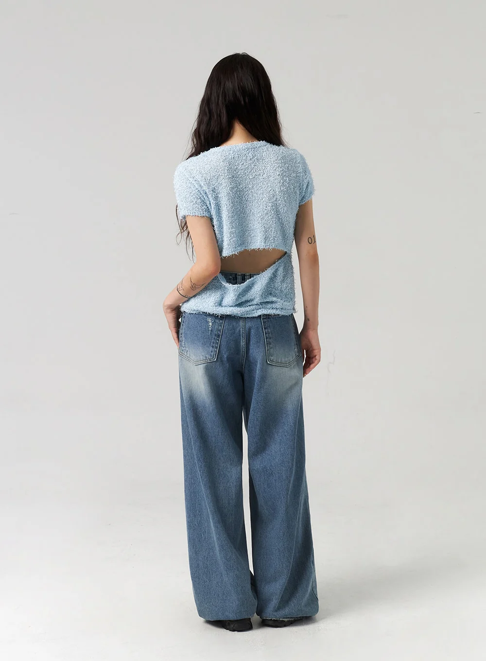 Cut Out Back Sweater CL313 - Image 12