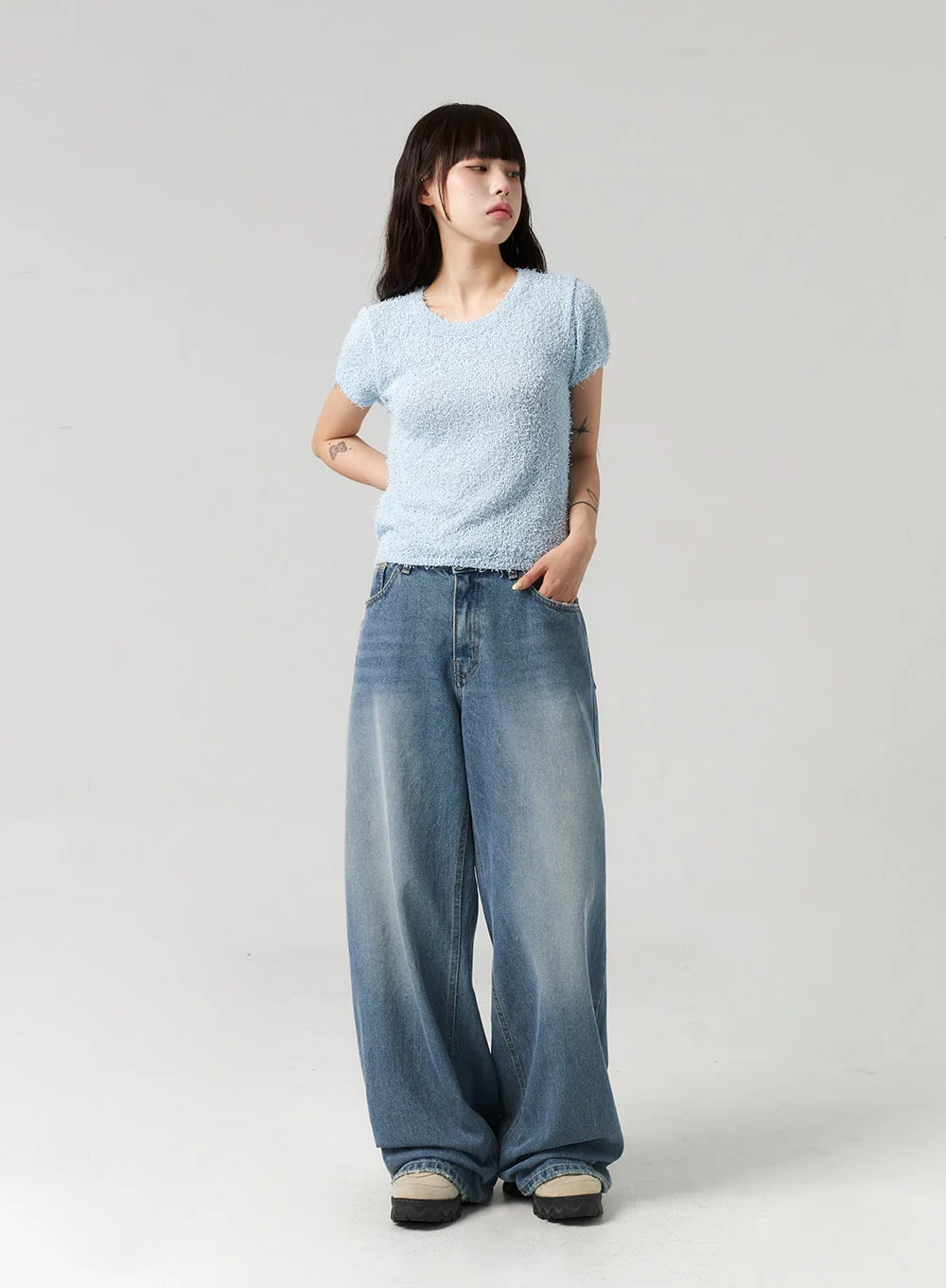 Cut Out Back Sweater CL313 - Image 3