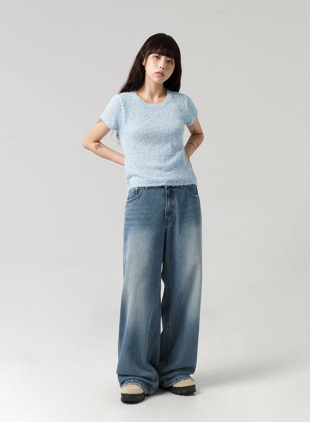 Cut Out Back Sweater CL313 - Image 4