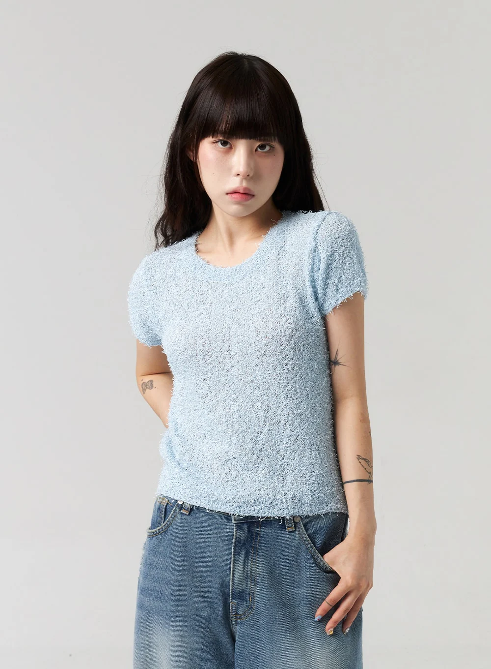 Cut Out Back Sweater CL313 - Image 5