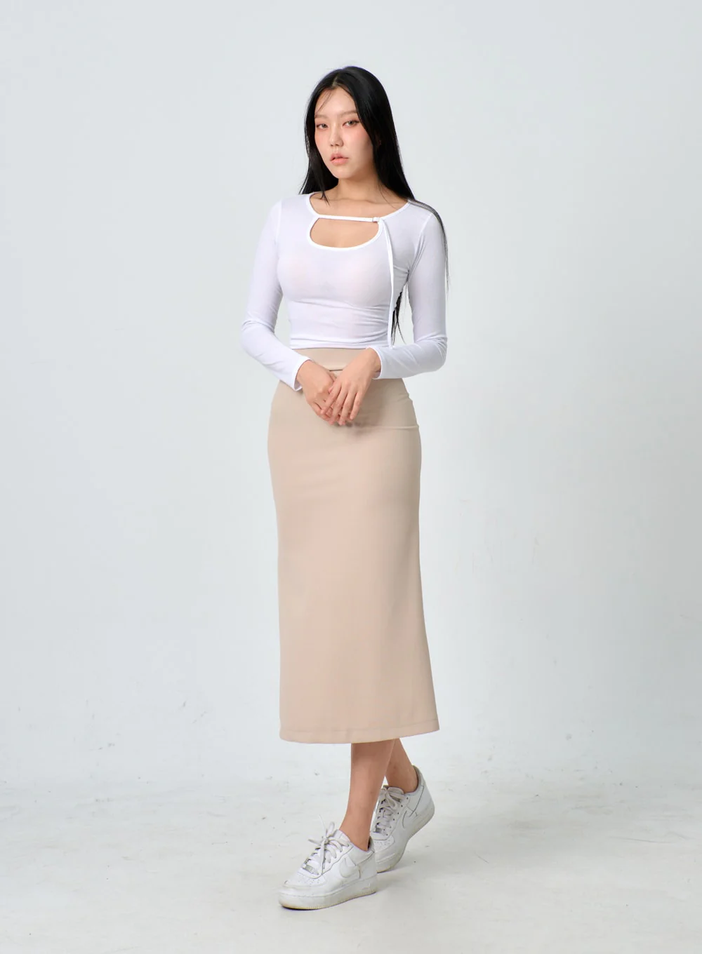 Cut-Out Cropped Top IF301 - Image 5