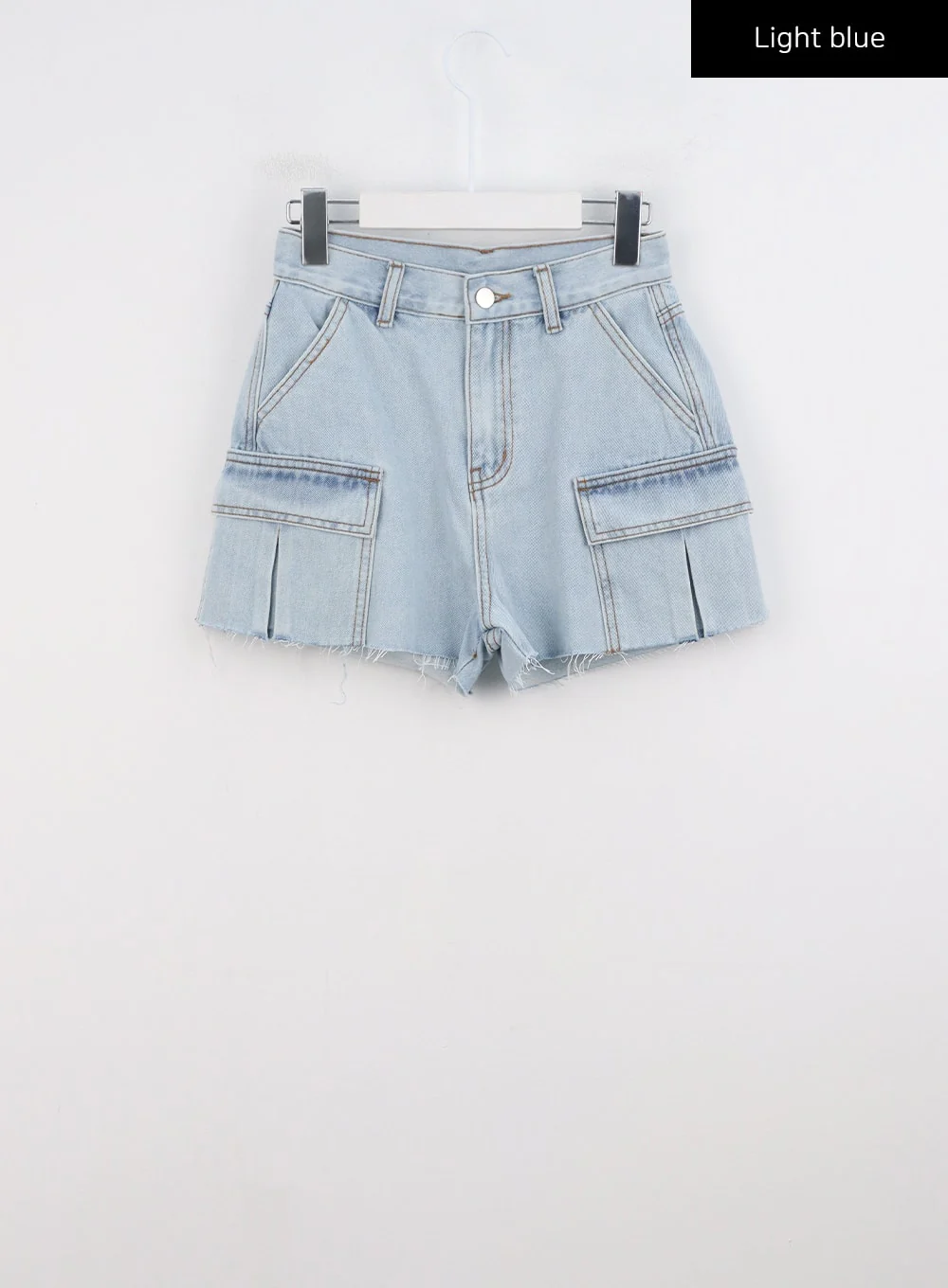 Cut Out Denim Shorts CG316 - Image 14