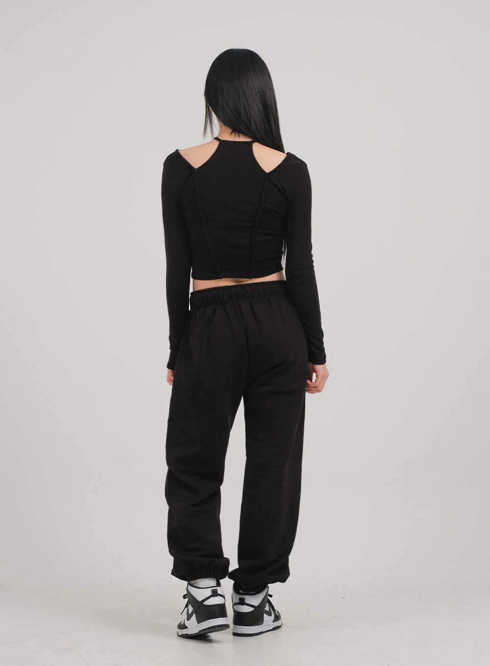 Cut Out Long Sleeve Top C0302 - Image 13