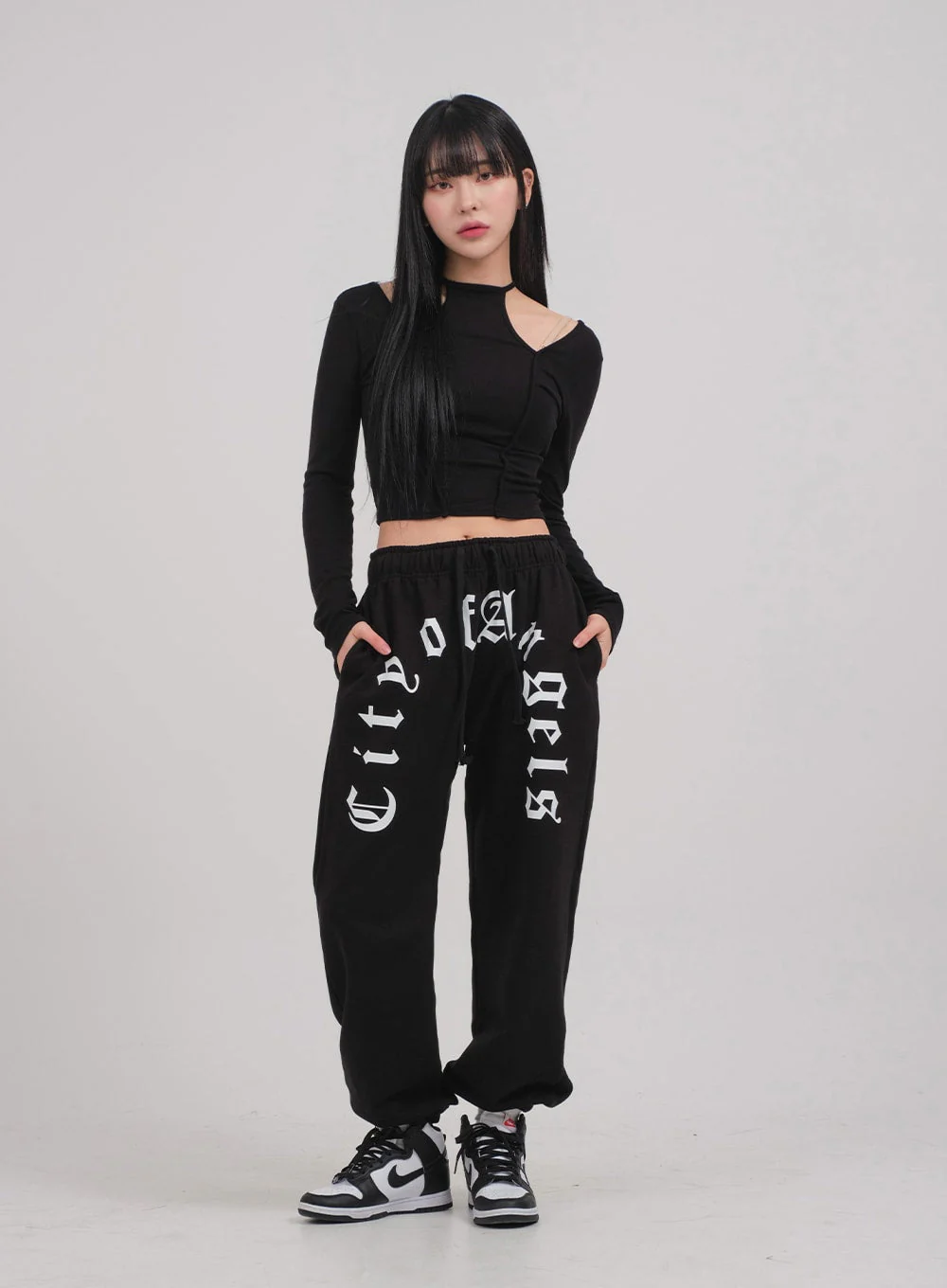 Cut Out Long Sleeve Top C0302 - Image 3