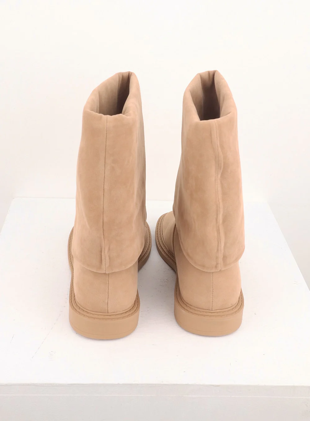 Cut Out Toe Mid-Calf Boots CL310 - Image 10
