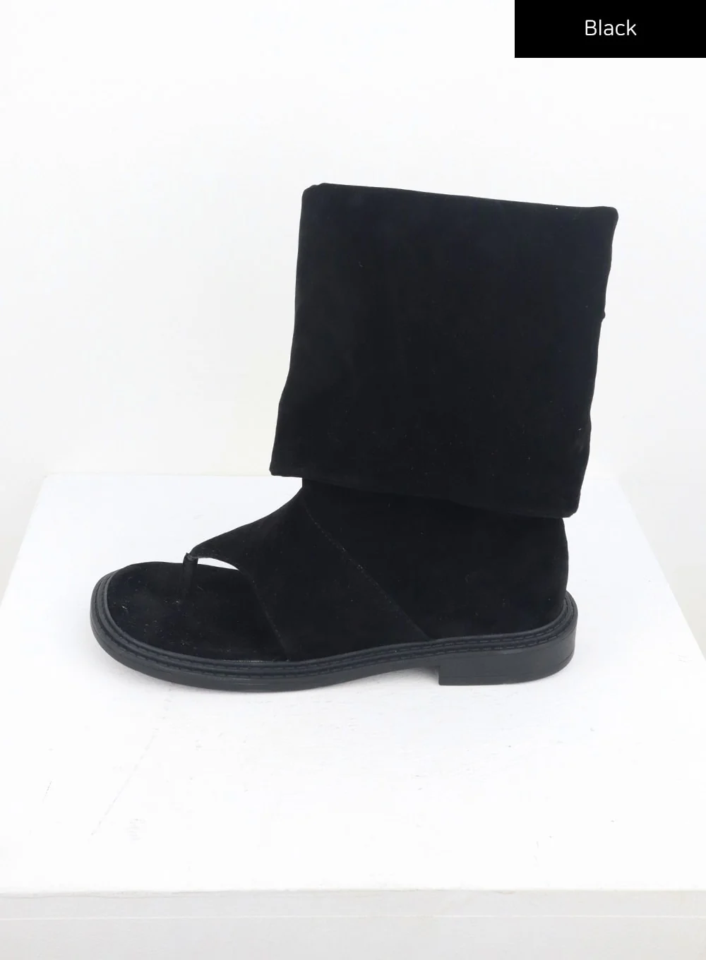 Cut Out Toe Mid-Calf Boots CL310 - Image 11