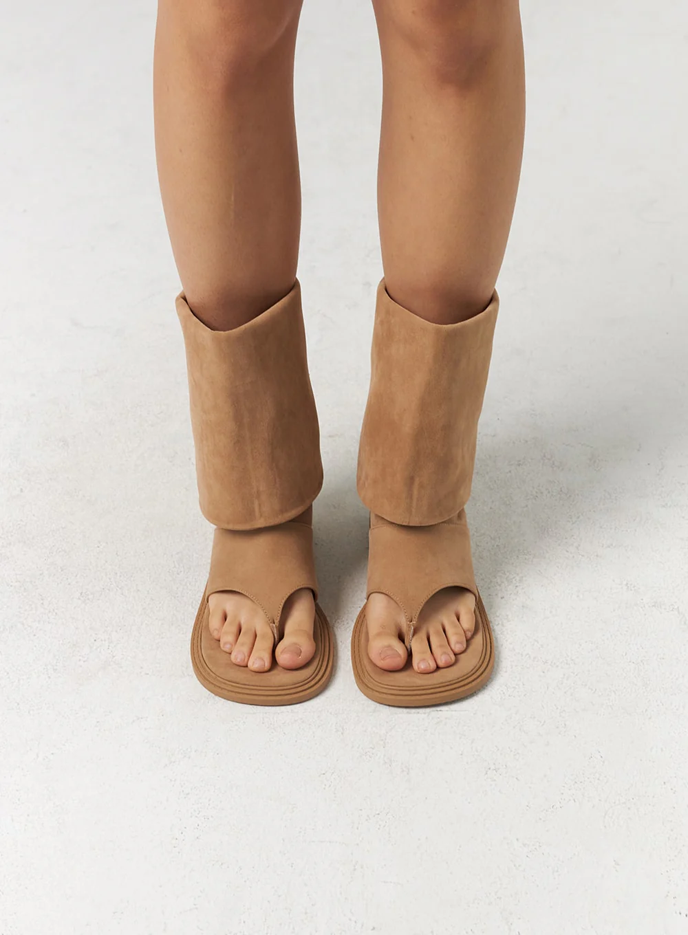Cut Out Toe Mid-Calf Boots CL310 - Image 4